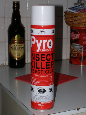 Pyro insect spray
